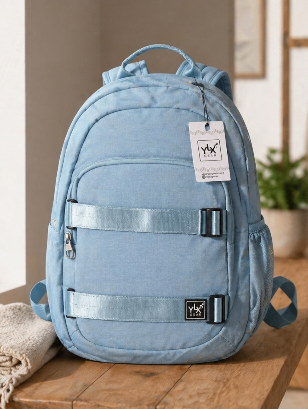 Light Blue Backpack NWT